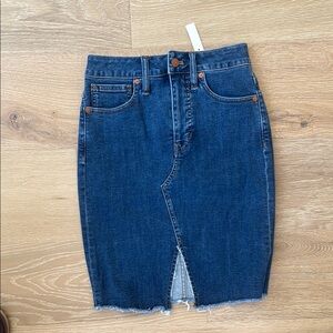 Madewell Denim Mini Skirt, Size 24